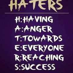 "HATERS"  CiTY Ft iNtOuCH  Promo Use Only