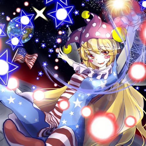 Touhou 15 LoLK stage 5 boss  Clownpiece's Theme- Pierrot Of The Star - Spangled Banner