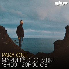Para One On Rinse FR - Techno Catharsis - 01/12/2015