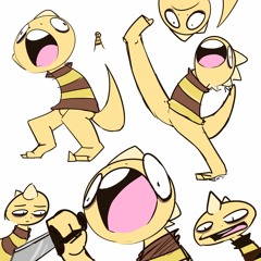 Monster Kid in Snowdin