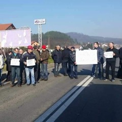 Radnici Krivaja Mobela blokirali put M17 u Žepču, Elvir Starčević