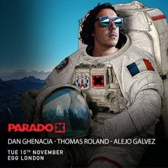 Alejo Galvez live set at Egg club london warm up set for Dan Ghenacia(Paradox)10.11.15