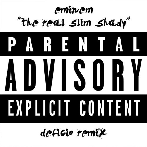 Eminem - The Real Slim Shady (deficio remix) by deficio - Free download on  ToneDen