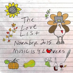 The Love List -- Top 20 Tracks November 2015 [MI4L.com]