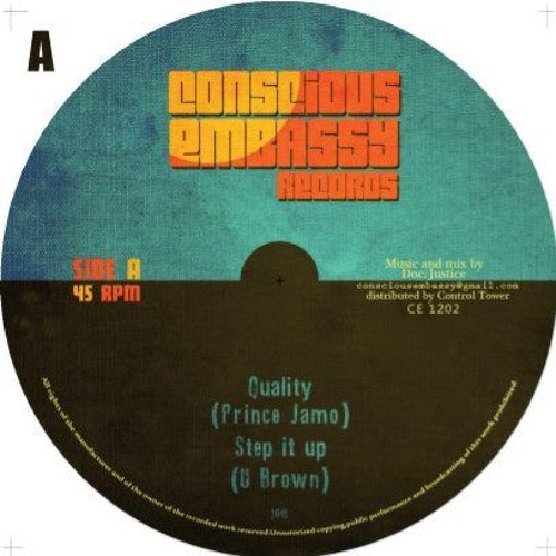 A1 Quality_Prince Jamo. A2 Step it up U.Brown. B1 Version. B2 Dub