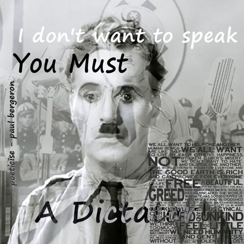 Tone|Poem made from Chaplins "The Dictator"