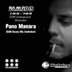 Pano Manara @ EDM Underground Showcase 26 Noe 2015 - www.westradio.gr