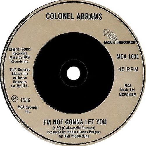 Colonel Abrams - I'm Not Gonna Let You (Dj ''S'' Remix)