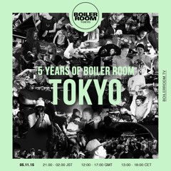 Gonno Boiler Room Tokyo 5th Birthday DJ Set