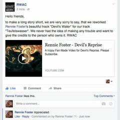 Rennie Foster - Devil's Water (Original Mix)