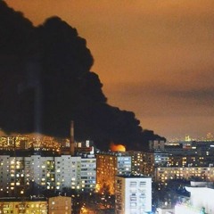 В Москве горит Тушинский завод