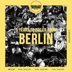 Kobosil Boiler Room Berlin 5th Birthday DJ Set