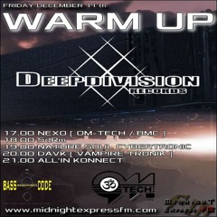 Warm Up - 11.12@DAVK [ Vampire Tronik ] Mid Night Express FM
