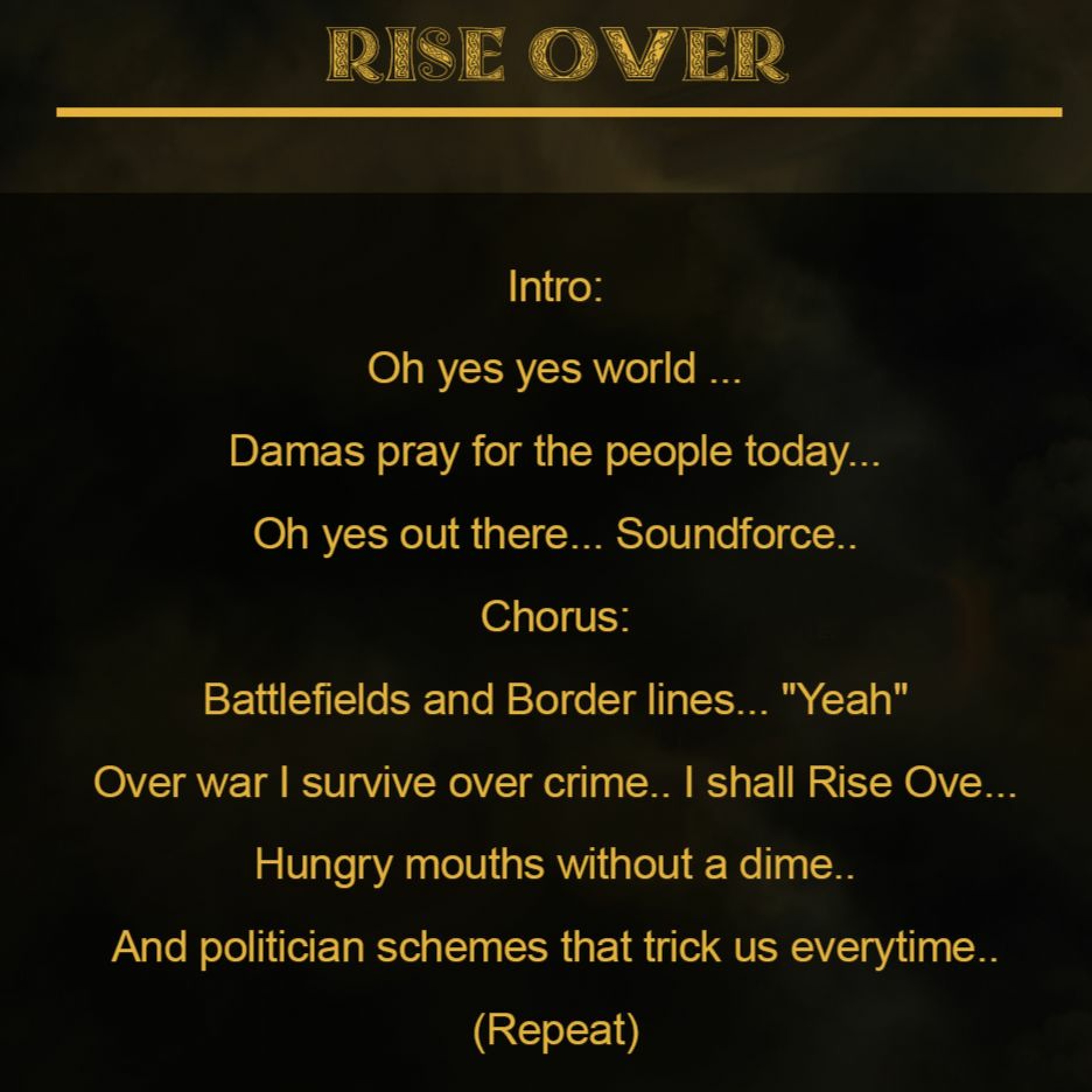 Damas - Rise Over episode artwork