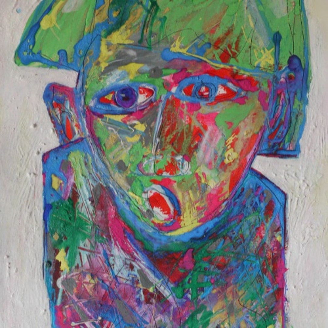 真作　友川かずき(友川カズキ) 水彩画　「木の恩呪」　1985年 Amazon.co.jp: 海静か、魂は病み: ミュージック