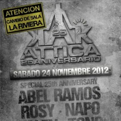 (SET REMEMBER) Dj NAPO Attica Xxv Aniversario 24/11/2012 - LA RIVIERA (MADRID)