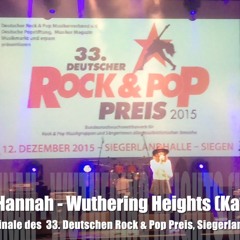 Wuthering Heights (Kate Bush Cover) LIVE @ 33. Deutscher Rock & Pop Preis 2015