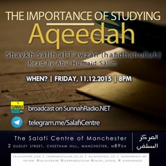 Importance Of Studying Aqeedah