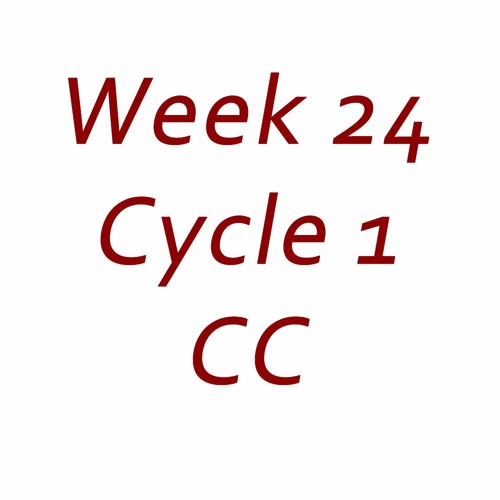 Cycle 1, Week 24, CC, Foundations