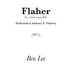Flaher for wind ensemble (2015)