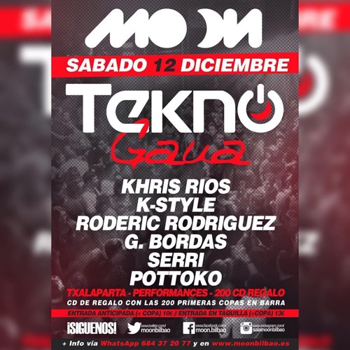 K-Style - Set CD Regalo Tekno-Gaua (Moon Bilbao, 12/12/2015)