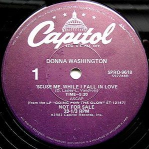 Donna Washington - S'cuse Me While I Fall In Love (Phil Toke Edit)