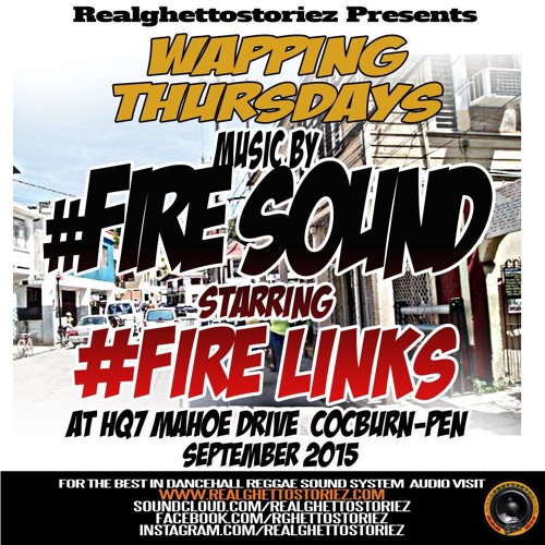 FIRE LINKS AT WAPPING THURSDAYS SEPTEMBER 2015