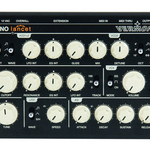 Vermona Mono Lancet desktop analog synthesizer first test