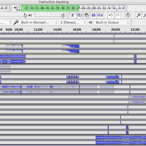 Instruction Backing (30mins)