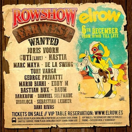 Darkrow @ Elrow Farwest 6.12.2015 (Barcelona)