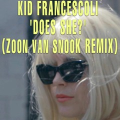 PREMIERE: Kid Francescoli - Does She (Zoon Van Snook Remix)- Alter K Records