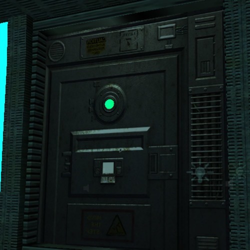 Electronic Door Buzzer Locked (SciFi Level) Unity