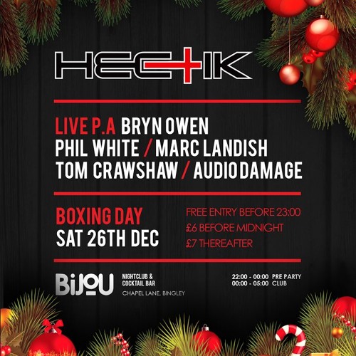 HECTIK BOXING DAY MIXTAPE - BIJOU BINGLEY - PLEASE REPOST