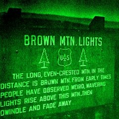 brown mountain lights