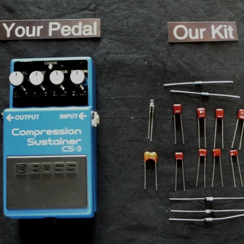 BOSS Compression Sustainer CS-3 モディファイ Boss CS-3 Compression Sustainer Modifications – Fromel
