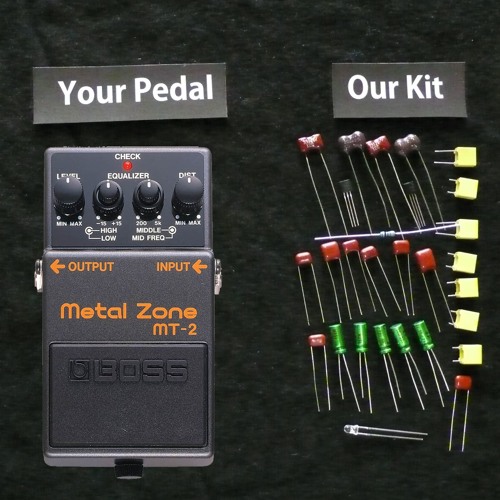 BOSS MT-2 l Zone クリッピング&ブースター追加Mod Pedal Mods: MT-2 Diezel Mod - YouTube