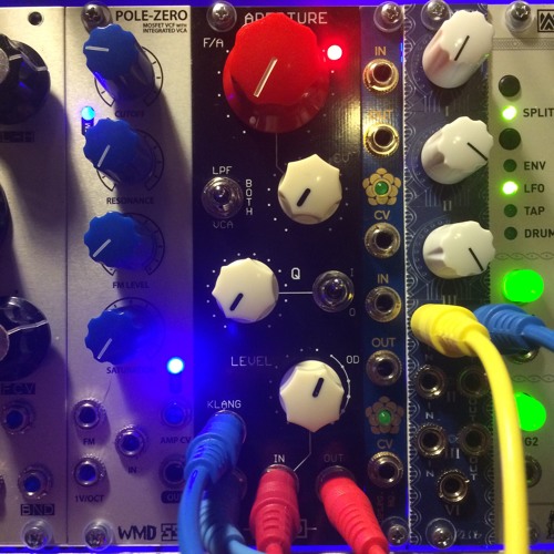 RYO Aperture filter "Klang" ping test with 5ms trigger and LFO