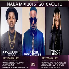 (Naija mix 2015 - 2016) ft Kiss Daniel, Wizkid, Davido, Tekno, Timaya, Iyanya - (Afrobeat mix 2015)
