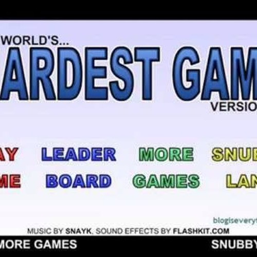THE HARDEST GAME EVER free online game on