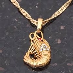 GOLD PLATED SHRIMP CHAIN
