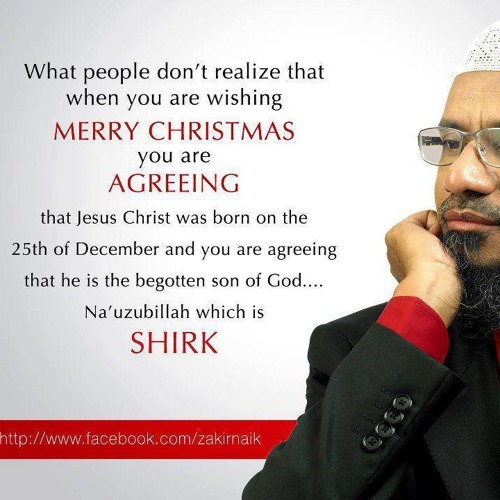 Stream Dr Zakir Naik Is Wishing Merry Christmas Allowed In Islam By 