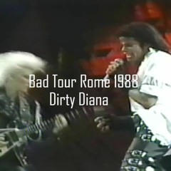 Michael Jackson Dirty Diana Bad Tour Rome 1988