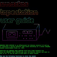 SMACKOS TAPE STATION demonstration