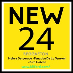 REGGAETON MIX : NEW 24 (MALA Y DESCARA - FANATICA DE LO SENSUAL - ESTA CABRON) @DJKLIFORD