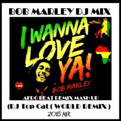 BOB MARLEY - I WANNA LOVE YA - MODERN AFRO MASH UP MIX (Experimental)  - DJ TOP CAT