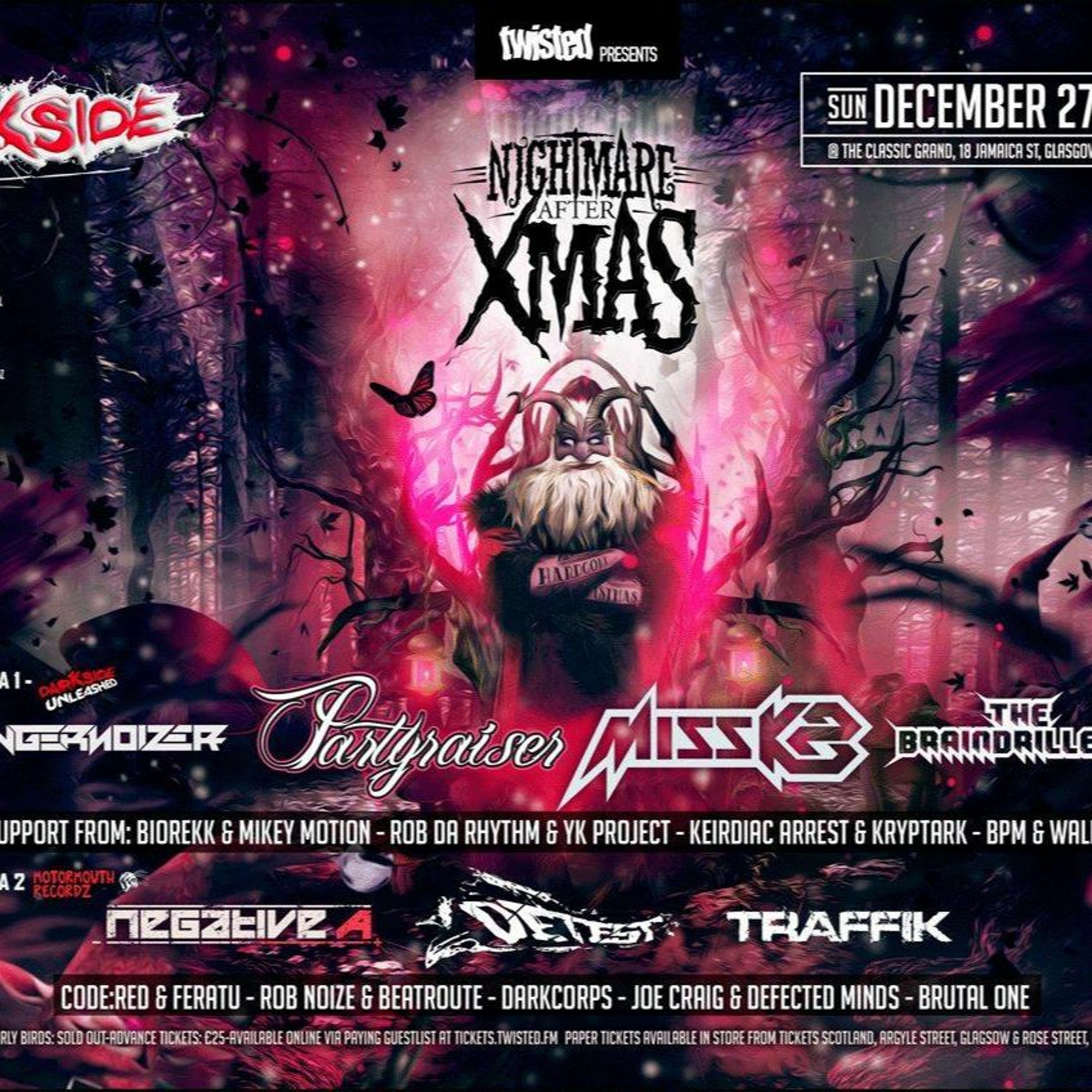 Twisted's Darkside Podcast 245 - KEIRDIAC ARREST - Nightmare After Xmas Mix #5