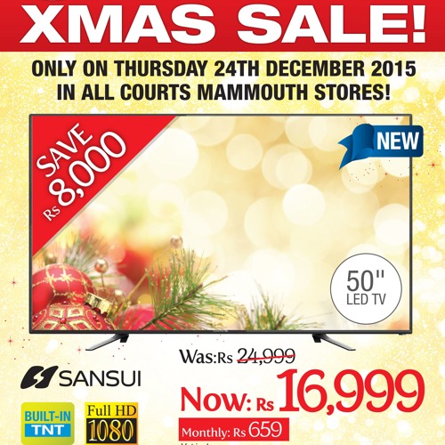 Stream Courts Mammouth 1 Day Xmas Sale On 24 12 15 By Courts Mammouth Mauritius Listen Online For Free On Soundcloud