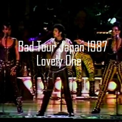 Michael Jackson Lovely One Bad Tour Japan 1987