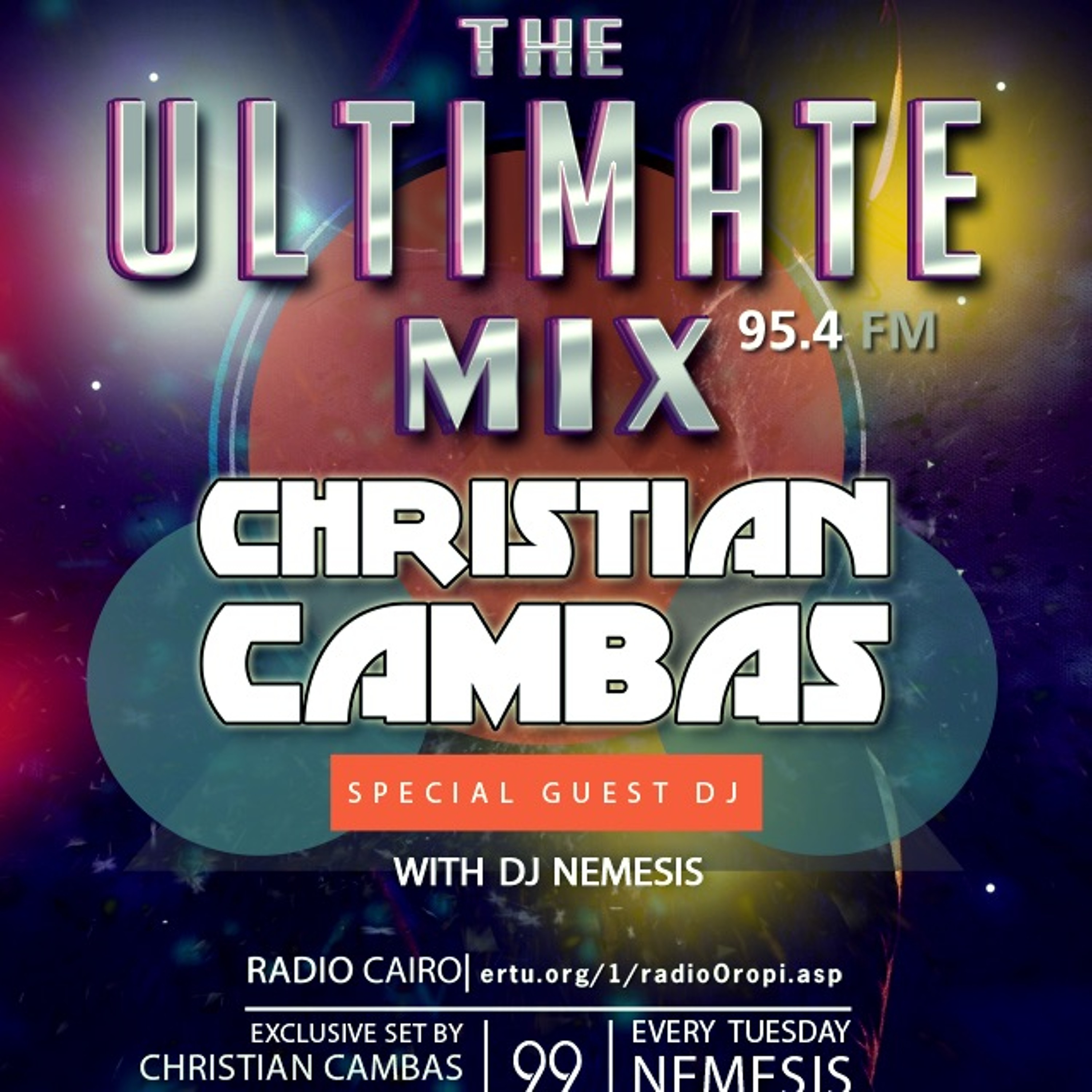 Nemesis - The Ultimate Mix Radio Show (048) 22/12/2015 (Guest Christian Cambas) episode artwork