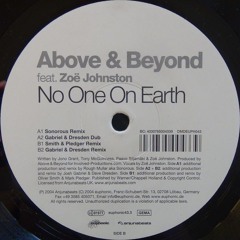 Above & Beyond Feat. Zoë Johnston ‎– No One On Earth (Sonorous Remix)